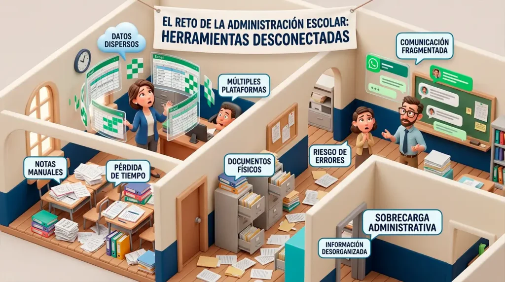 Control Academic integra todas las soluciones para tu colegio evitando herramientas desconectadas