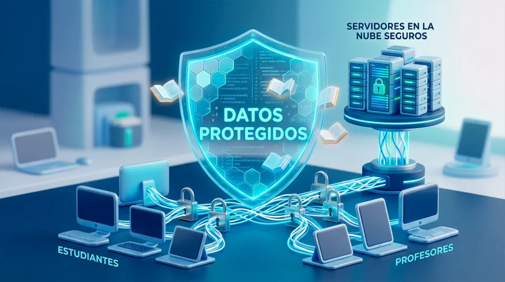 La proteccion de la informacion es crucial en los sistemas academicos en la nube