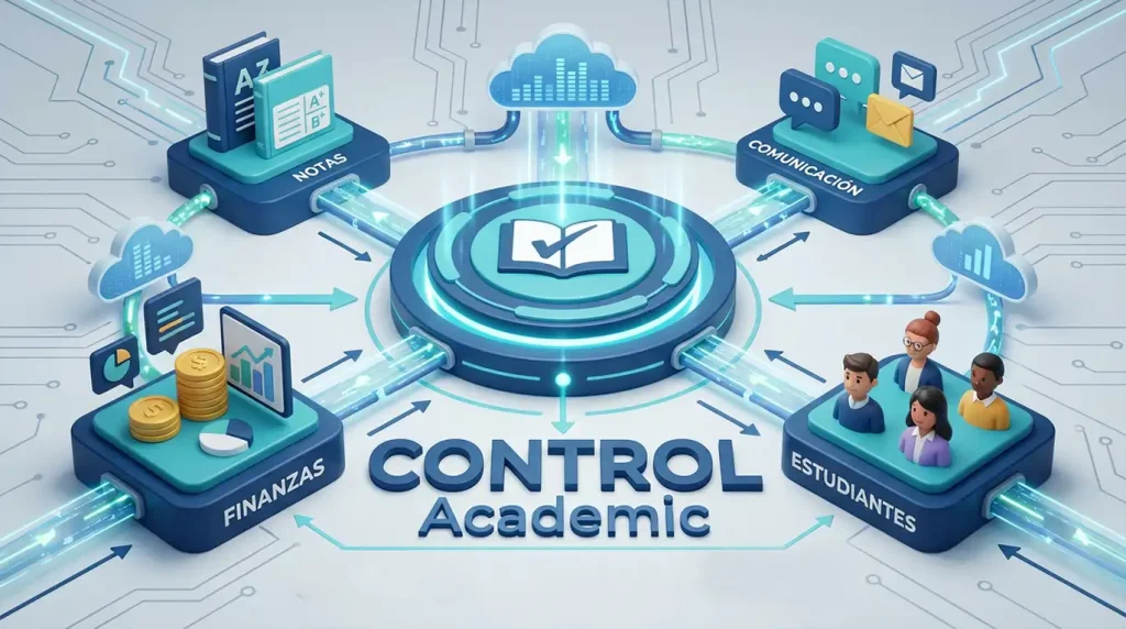 control academic es una plataforma educativa integrada, que ofrece modernizar tu colegio