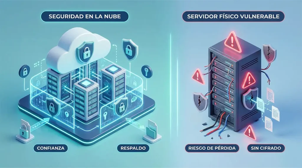 La seguridad de los sistemas academicos en la nube son mucho mas beneficiosos a los colegios