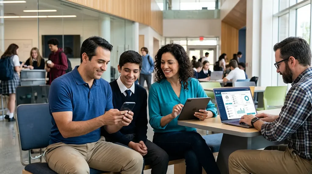 la facilidad de hacer pagos de matriculas en linea desde un solo lugar