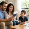 Fidelización de familias: Cómo la experiencia digital del colegio define la retención de matrículas una familia haciendo matriculas en línea desde la plataforma Control Academic