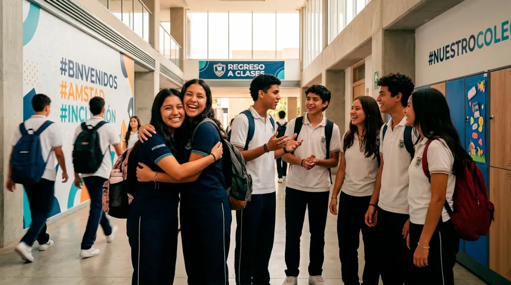 el reencuentro entre los estudiantes es una buena forma de atraer la atencion de los estudiantes
