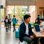 tecnologia y bienestar escolar para estudiantes del colegio