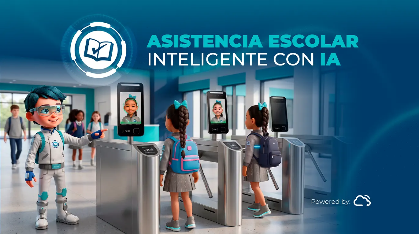 control de acceso escolar inteligente con Bio360+